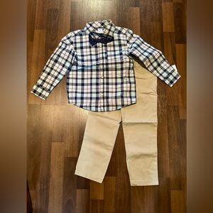 5T | Carter's Boys Bowtie Button Up Set | NWT!!